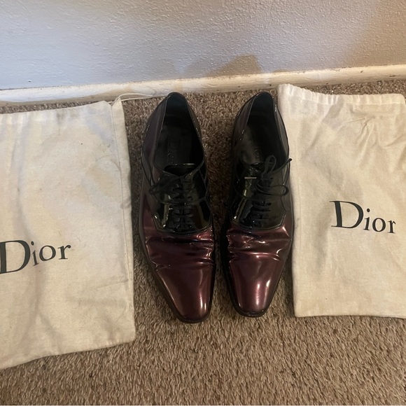 Dior Men’s Patent Leather Oxfords - Picture 7 of 7